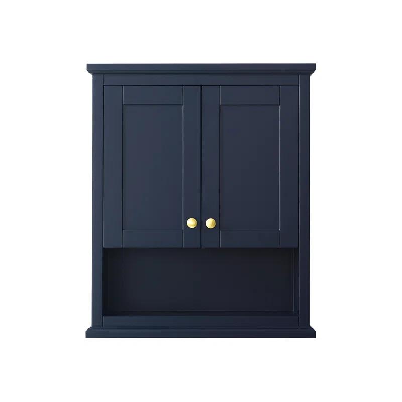 Wyndham Collection Avery Solid Wood Wall Over The Toilet Storage