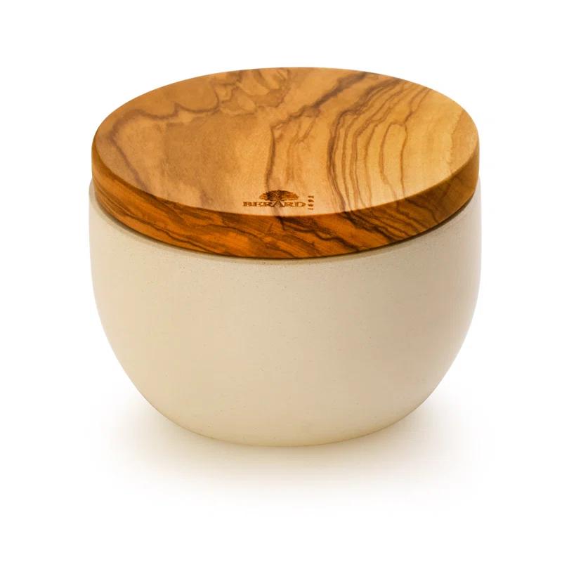 Berard Berard France Millenari Olive Wood Salt Cellar