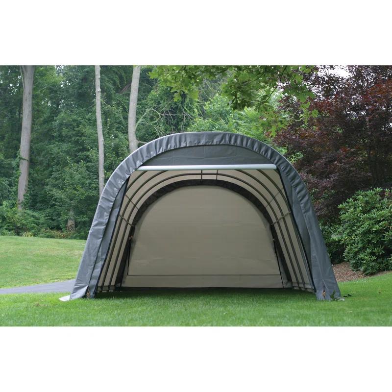 ShelterLogic Round Style Shelter, Green Cover