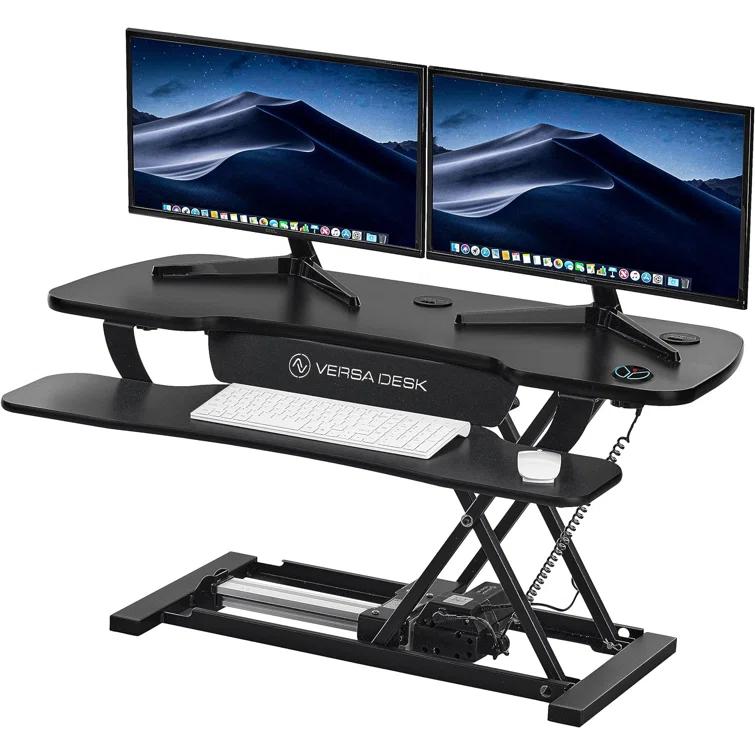 VERSADESK VersaDesk PowerPro Electric Height Adjustable Desk Converter w/ USB Charging Port