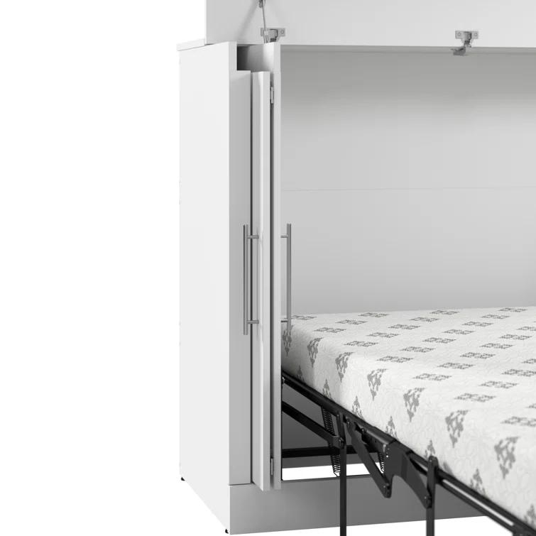 Bestar Murphy Cabinet Bed With Mattress