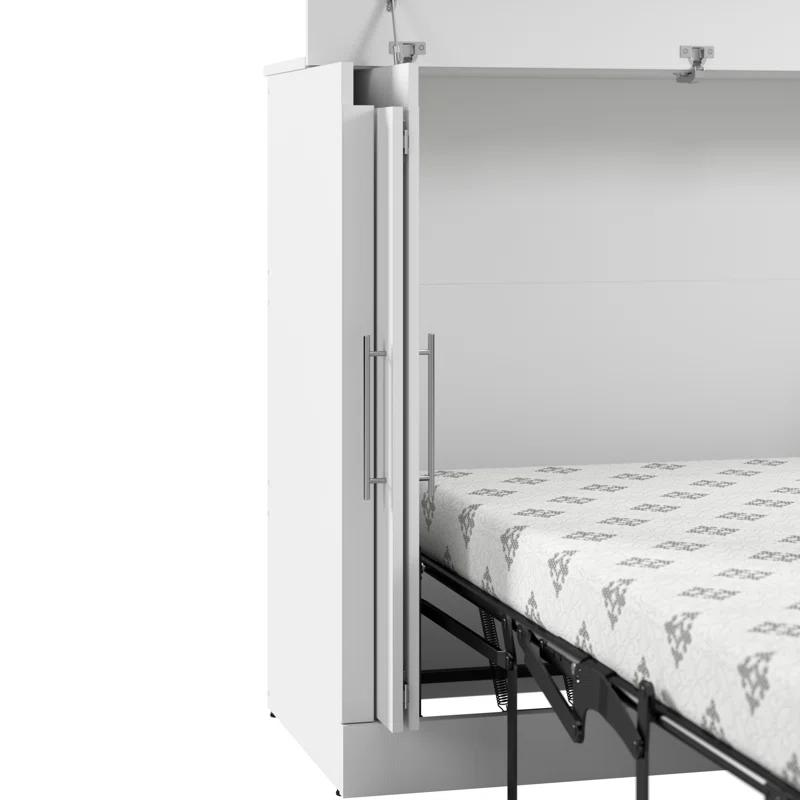 Bestar Murphy Cabinet Bed With Mattress