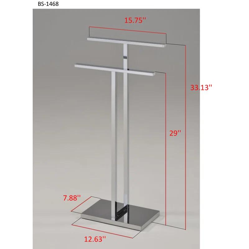 Mertzon Modern Metal Free-Standing Towel Rack Stand