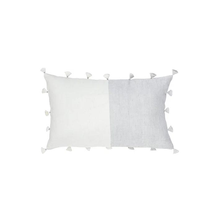 Anaya Tassels Feather Throw Pillow