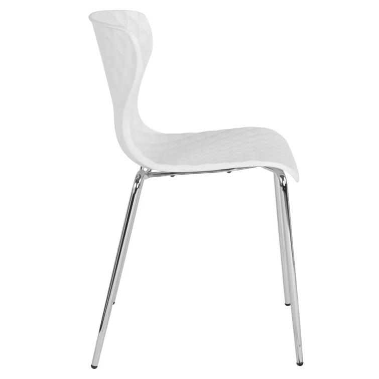 Flash Furniture Lowell Contemporary Design Plastic Stack Chair (Set of 4)