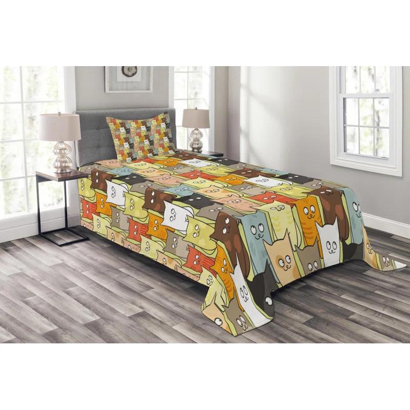 Cats Coverlet Set