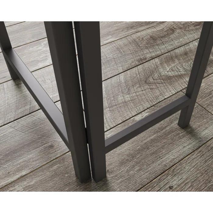 17 Stories Metal Base Dining Table