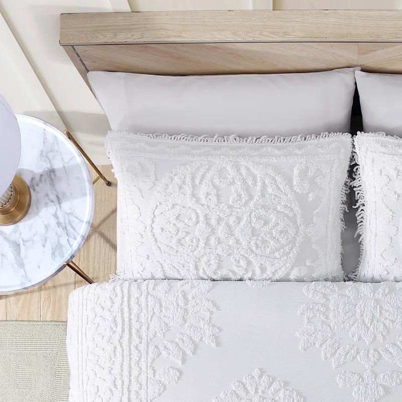 Beatrice Home Fashions Medallion Cotton Pillow Sham