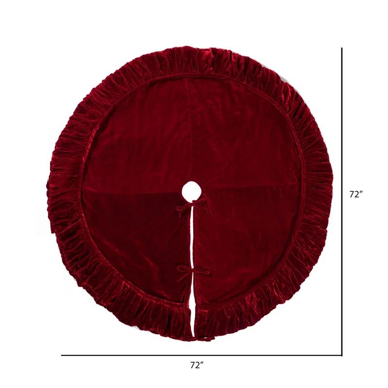 Hubbert Plush Velvet Christmas Textile Collection