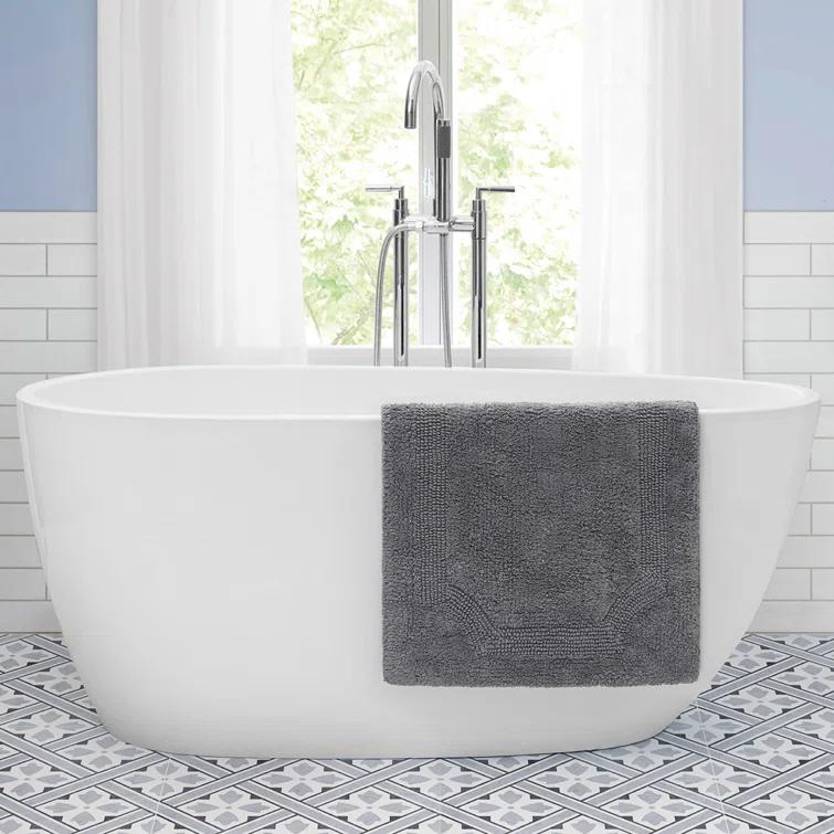 Laura Ashley Reversible Cotton Bath Rug & Reviews | Wayfair