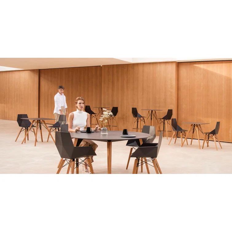 Vondom Faz Wood - Counter Stool - Set Of 4 - Basic/Injection (Set of 4)