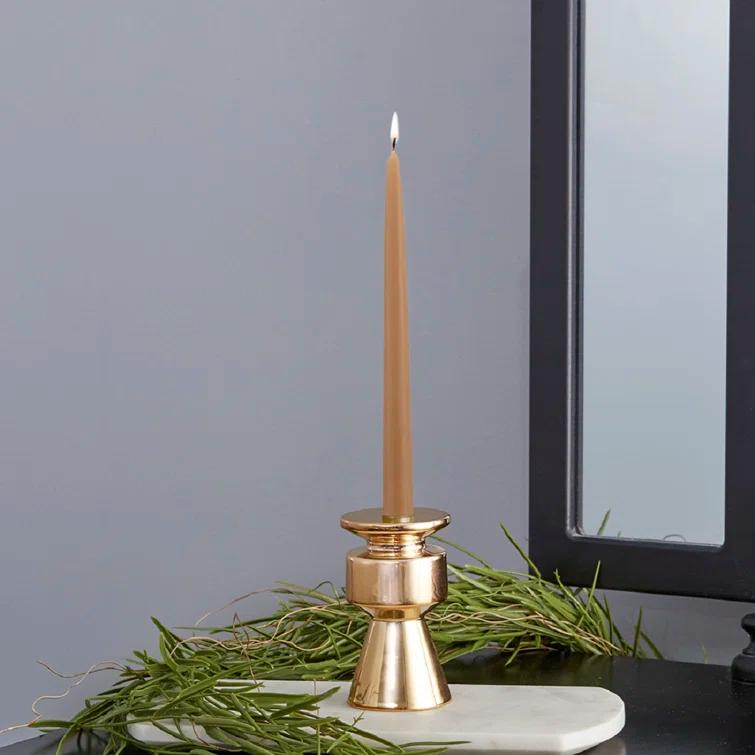 12 Piece Unscented Taper Candle Set