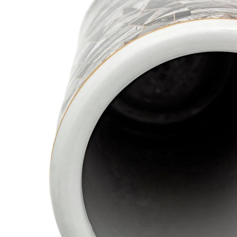 Everly Quinn Handmade Ceramic / Porcelain Floor Vase