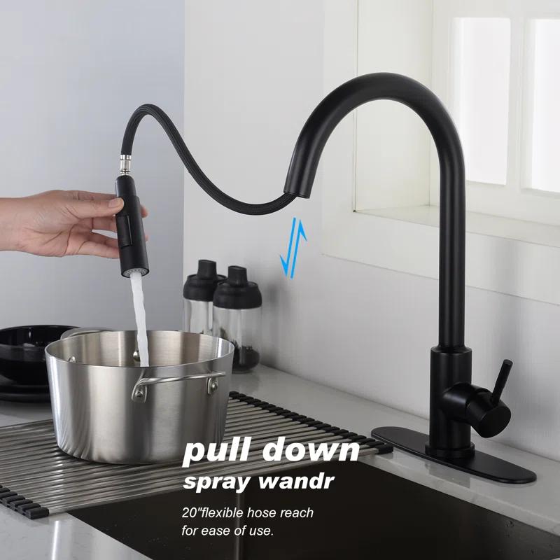 ALWEN Kitchen Faucet Pull Down Touch Kitchen Faucet