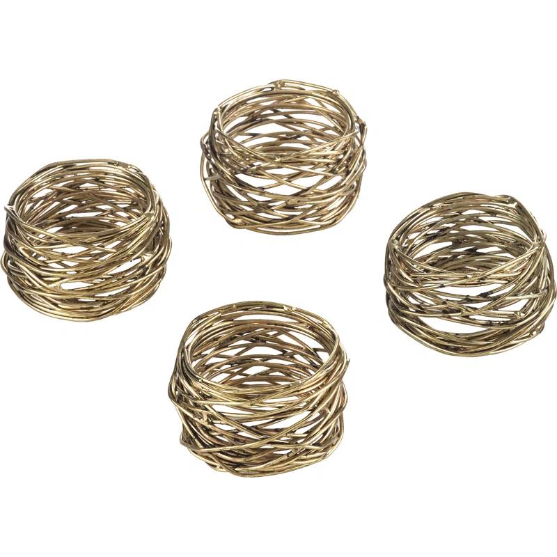 Brayden Studio® Iron Napkin Ring (Set of 4)