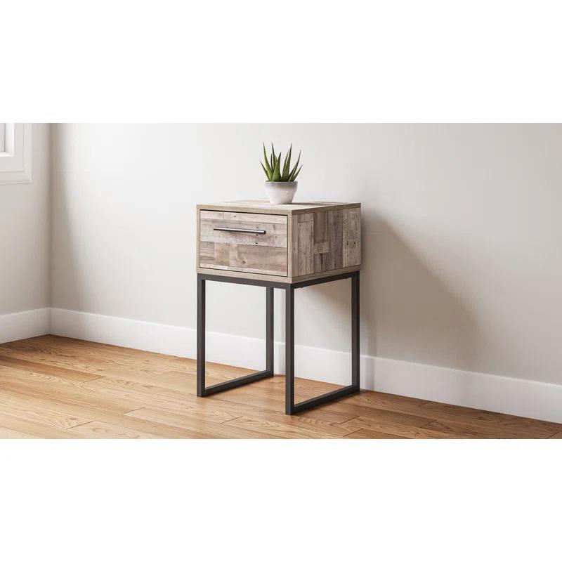 17 Stories Amayah One Drawer Wood Nightstand