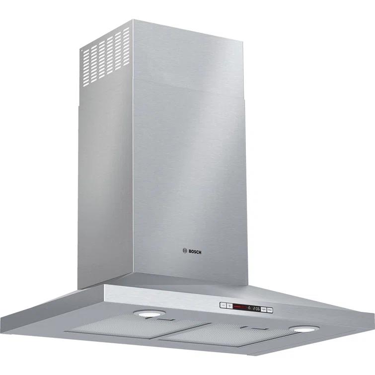 Bosch 800 Series 30" 300 Series 300 CFM Convertible Wall Mount Range Hood in Stainless Steel HCP30E52UC