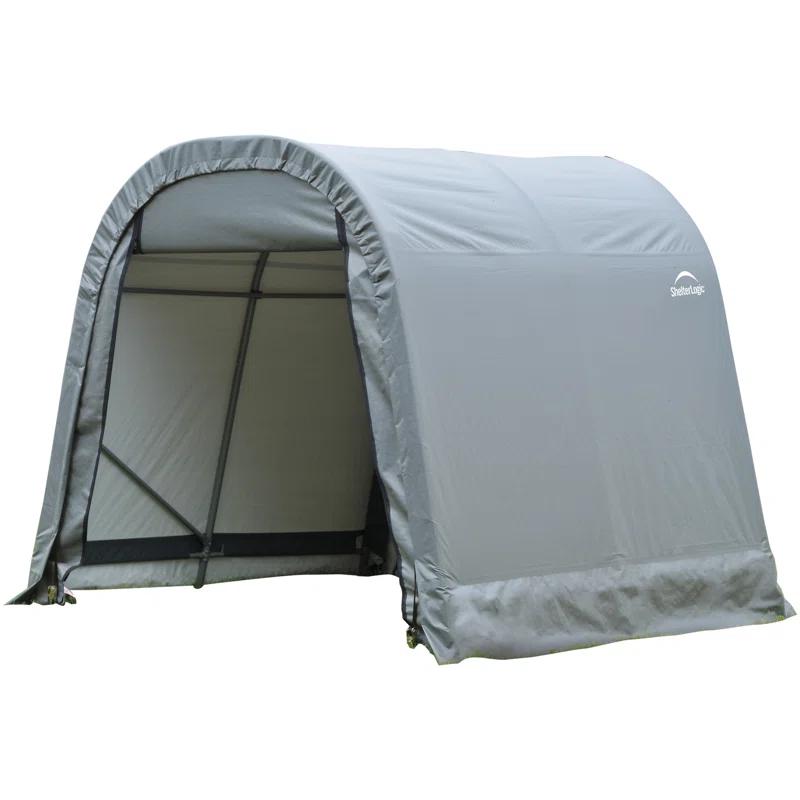 ShelterLogic Round Style Shelter, Green Cover