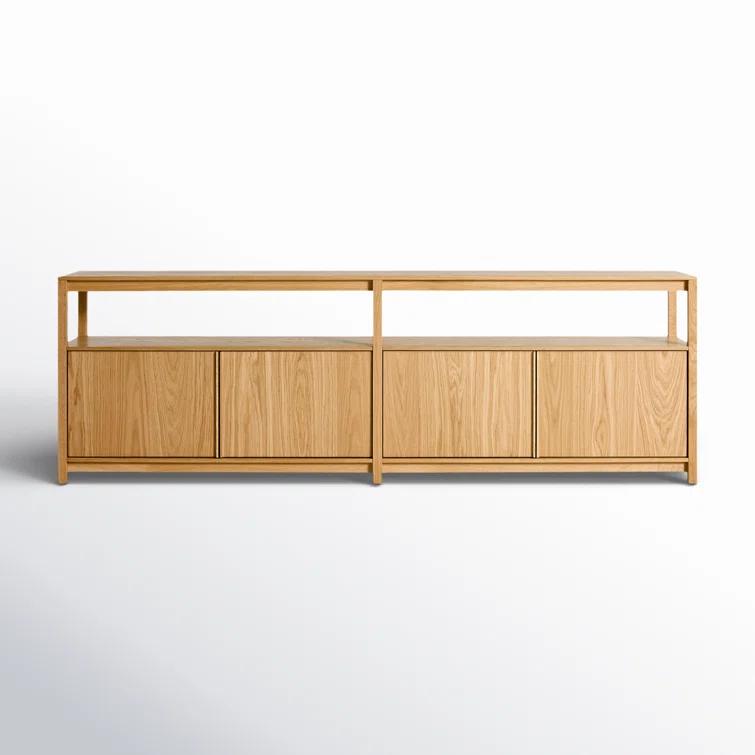 Open Plan Large Low Bookcase w/ Storage