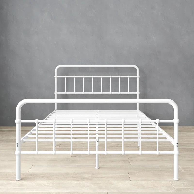 Zinus Florence 42" Modern Farmhouse Metal Platform Bed