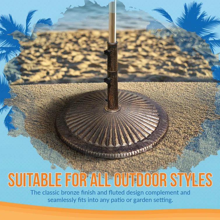 Blue Wave Products 50 Lb. Cast Iron Umbrella Base