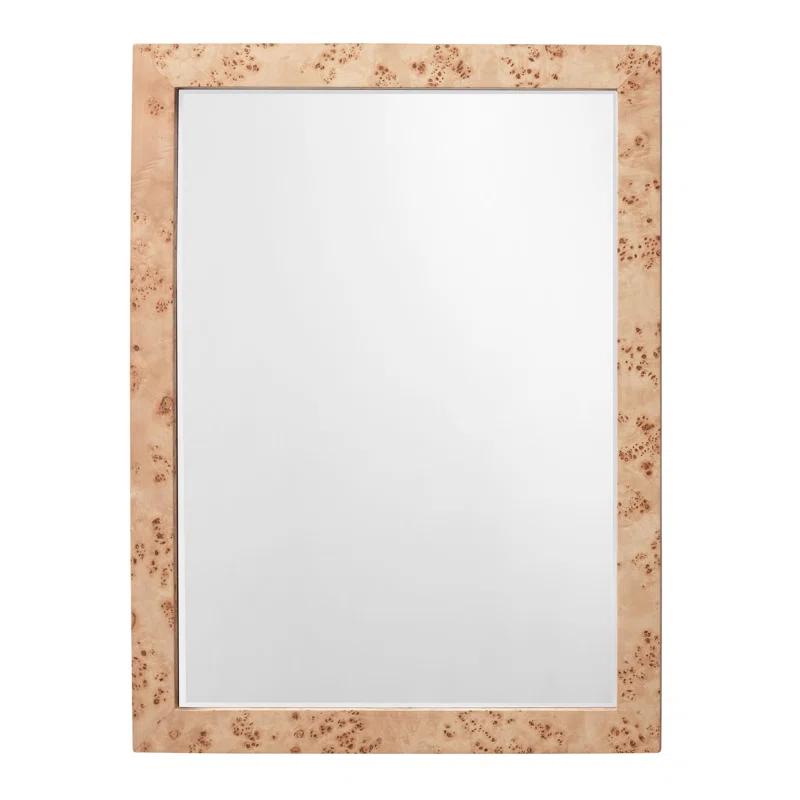 LOOMLAN Wood Flat Wall Mirror