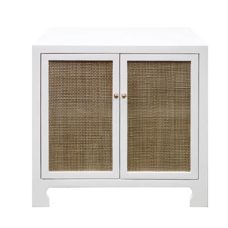 Worlds Away Alden Solid Wood Accent Cabinet