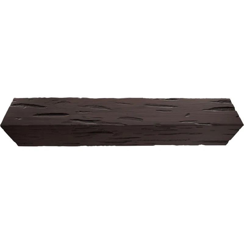 Ekena Millwork Pecky Cypress Endurathane Faux Wood 3-Sided Ceiling Beam (U-beam)