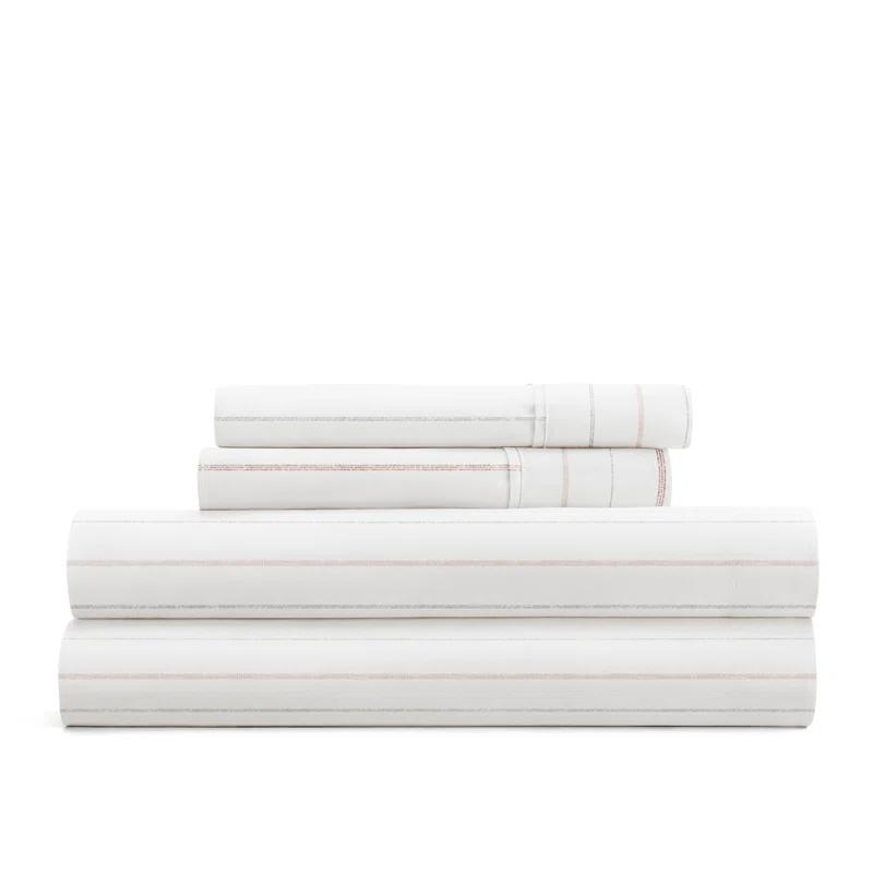 4 Piece Sheet Set Patterned Microfiber Ultra Soft Bedding
