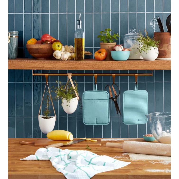 KitchenAid Ribbed Soft Silicone Potholder (Set of 2)