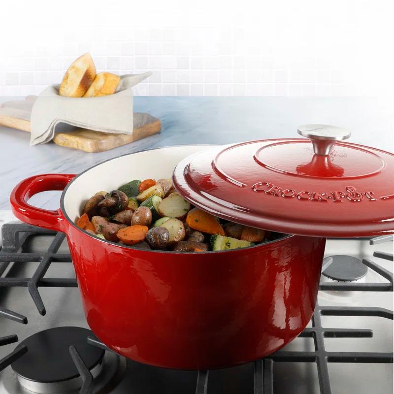 Crock-pot Crock-Pot Artisan Non-Stick Cast Iron Round Dutch Oven