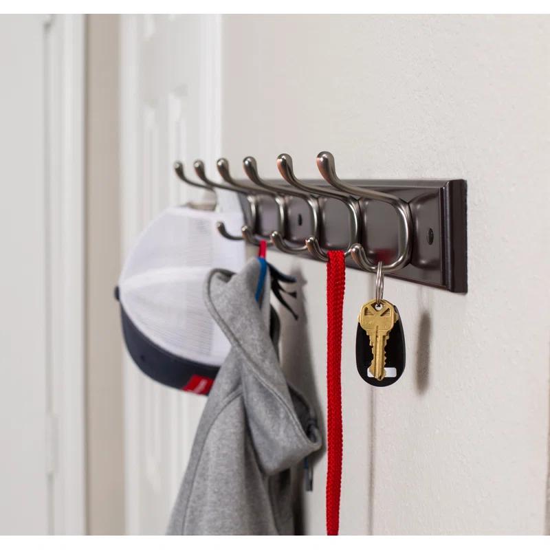BirdRock Home Wall 6 - Hook Wall Mounted Coat Rack