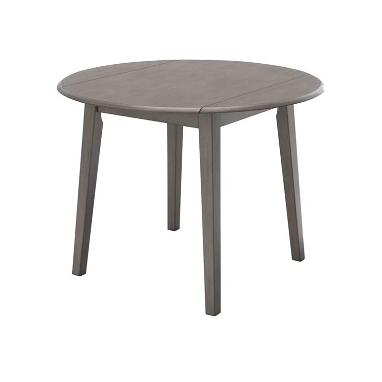 Benjara Ora Extendable Round Dining Table