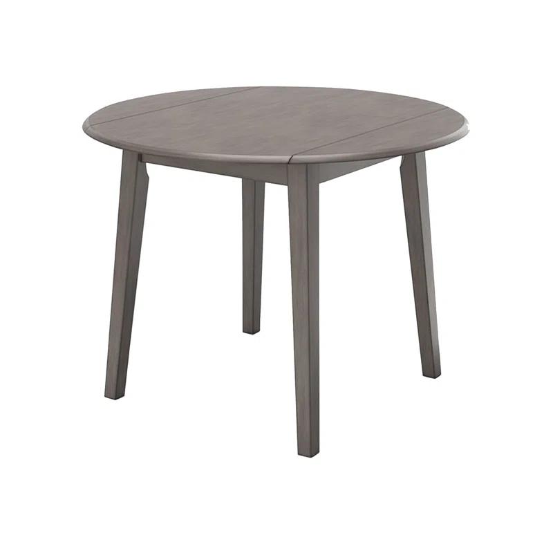 Benjara Ora Extendable Round Dining Table