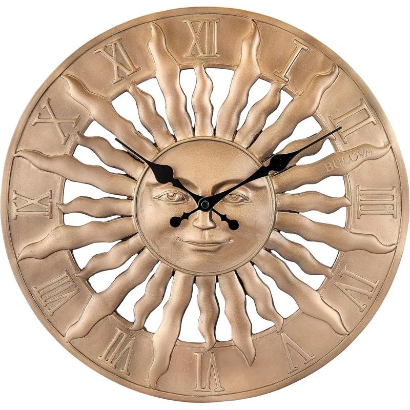 Bulova The Sunrise 14" Wall Clock | Wayfair