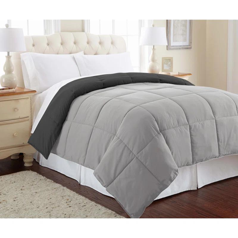 Modern Threads Modern Threads Sanctuary by PCT Down Alternative Microfiber Quilted Reversible Comforter & Duvet Insert - Soft, Comfortable Alternative to Goose Down - Bedding for All Seasons