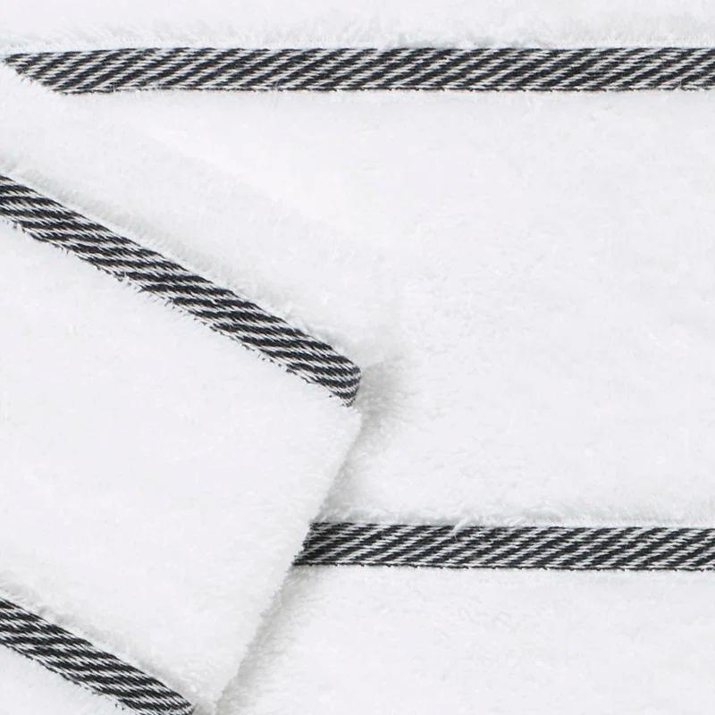 Nicole Miller Home Nicole Miller Sydney Cotton Honeycomb / Waffle Bath Towels