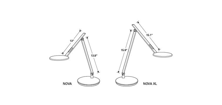 Humanscale Nova 32.8" Desk Lamp