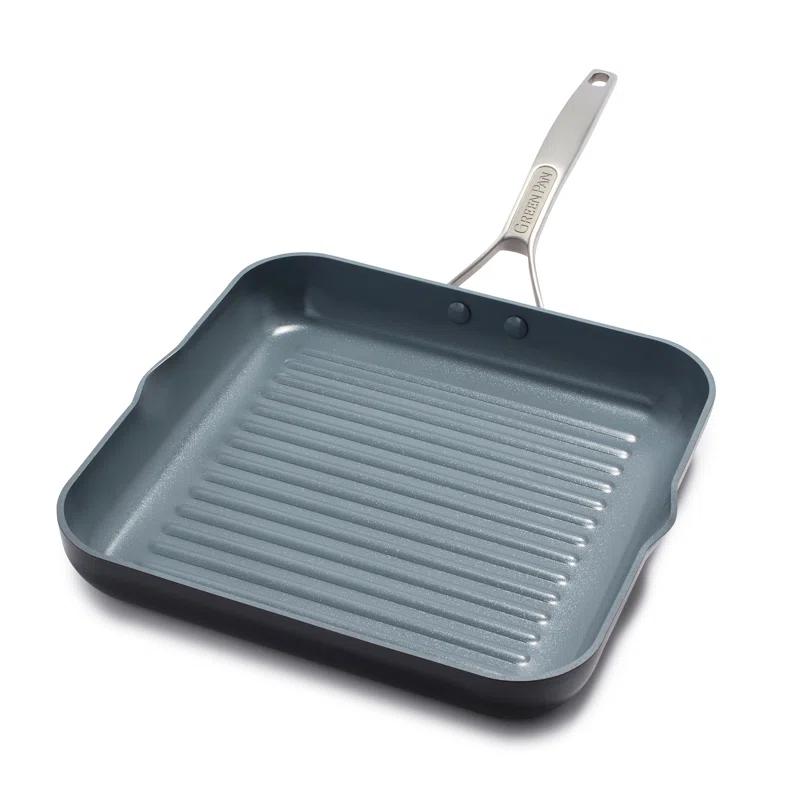 GreenPan GreenPan Paris Pro Healthy Ceramic Nonstick 11" Square Grill Pan