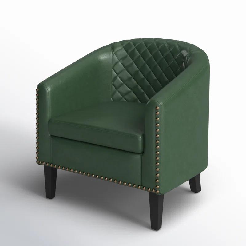 Boney 29 " Wide Tufted Barrel Chair