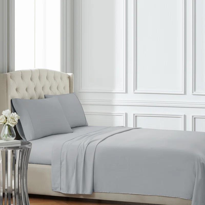 Badgley Mischka Badgley Mischka Cotton Sateen Sheet Set