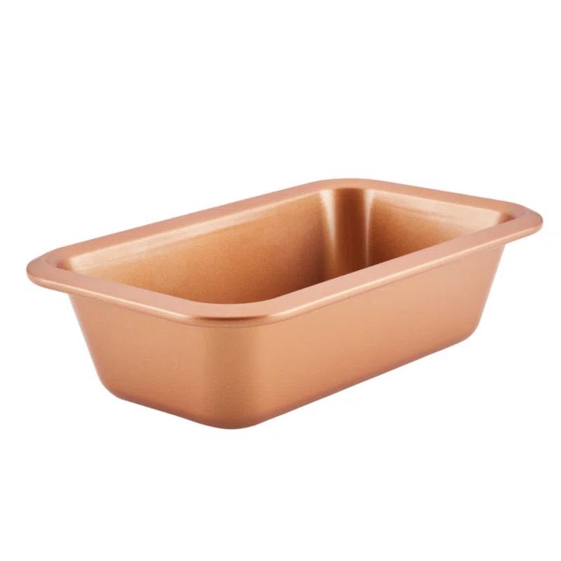 Ayesha Curry Ayesha Curry Bakeware Nonstick Cookie Pan, Loaf Pan, And Cake Pan Set, 7-Piece, Copper