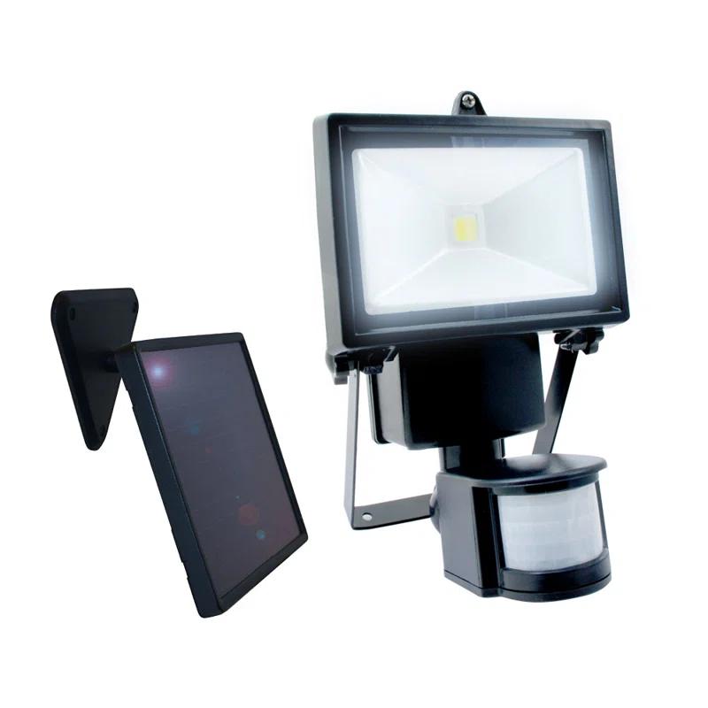 1 - Head LED Solar Powered Dusk to Dawn Outdoor Security Flood Light with Motion Sensor