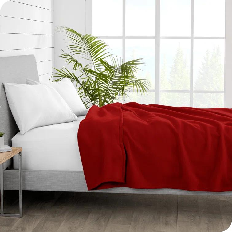 Bare Home Lightweight Polar Fleece Blanket