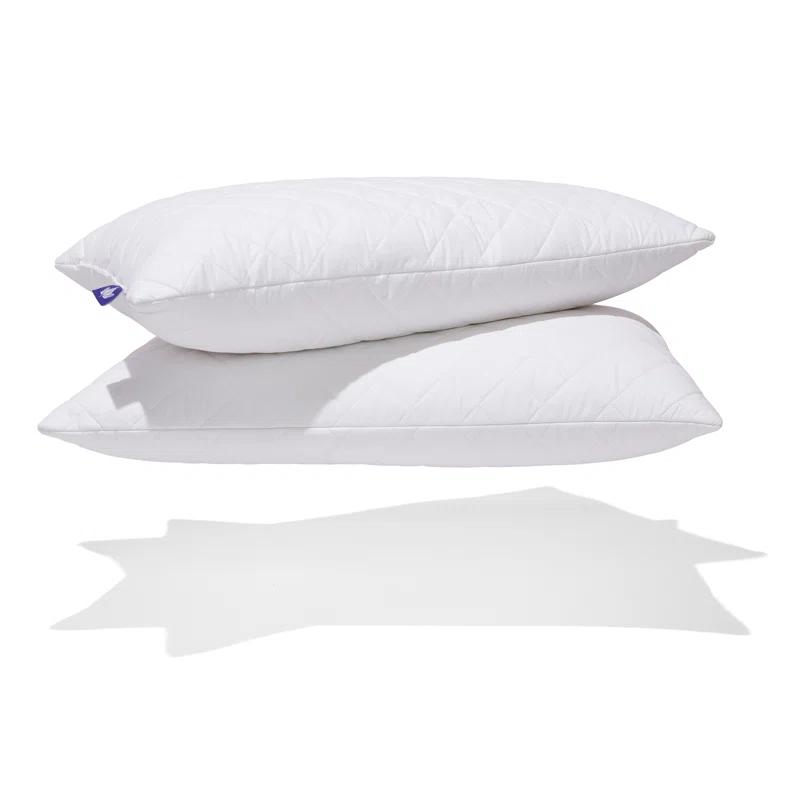 Canadian Down & Feather Company Quilted White Goose Feather Pillow - 2 Pack (Set of 2)