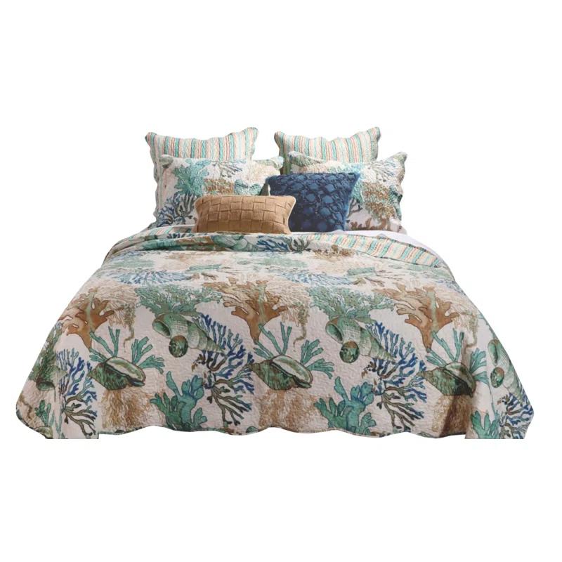 Atlantis Quilted Reversible Throw