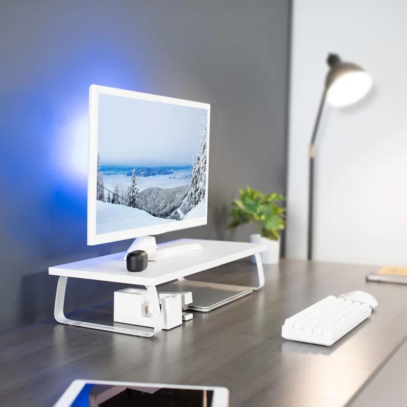 Vivo White Monitor Riser