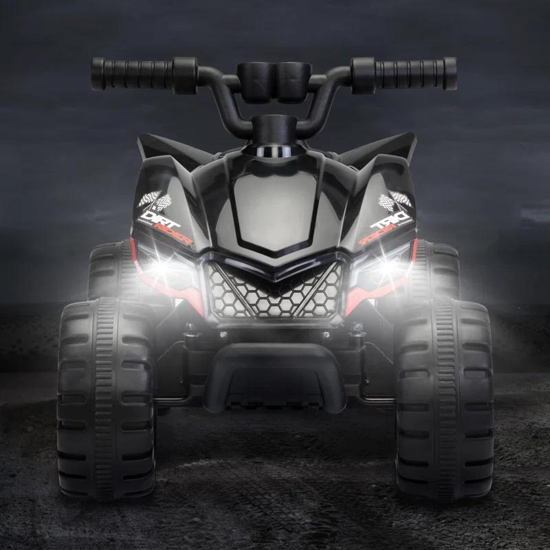 TOBBI_TOYS 6V ATV Battery Powered ride on Car  With Bluetooth, Music, Lights, Simple Operation for Toddlers
