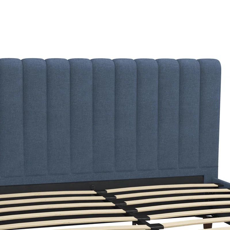 Novogratz Brittany Tufted Upholstered Platform Bed