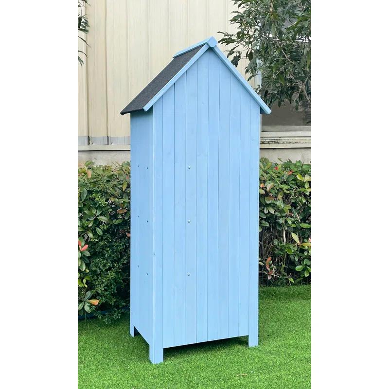 Hanover 2 ft. 5 in. W x 2 ft D Solid Wood Storage Shed